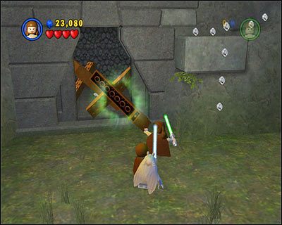 Przedostatni kanister łatwo zauważyć za kilkoma 