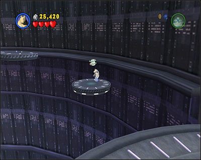 Gdy wejdziesz do sali z platformami, od razu obróć się w prawo - Chapter 6 - Darth Maul - Free Play - Episode 1 - LEGO Star Wars: The Complete Saga - poradnik do gry