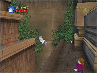 W miejscu, w którym byłeś po drodze po kanister #4, użyj R2 by przelecieć na drugą stronę - Chapter 3 - Escape from Naboo - Free Play - Episode 1 - LEGO Star Wars: The Complete Saga - poradnik do gry