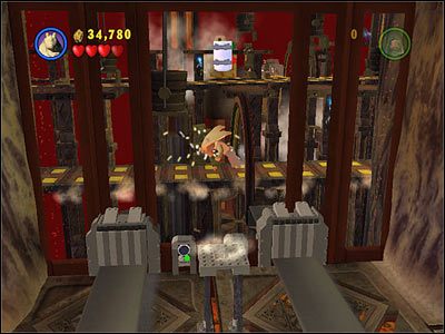 Tuż przy końcu etapu użyj R2 na lewym panelu - Chapter 3 - Droid Factory - Free Play - Episode 2 - LEGO Star Wars: The Complete Saga - poradnik do gry