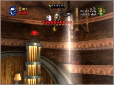 Na prawo od Count Dooka znajdują się dwa klocki - Chapter 6 - Count Dooku - Free Play - Episode 2 - LEGO Star Wars: The Complete Saga - poradnik do gry