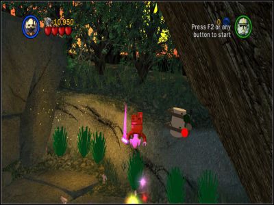 Na skalnej platformie z prawej, na której stoi dowódca wzywający posiłki - Chapter 4 - Defense of Kashyyyk - Free Play - Episode 3 - LEGO Star Wars: The Complete Saga - poradnik do gry