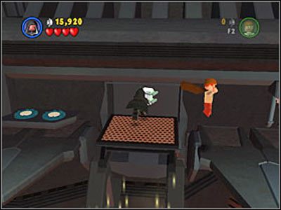 W tym samym pomieszczeniu, przy ścianie po opuszczeniu platformy - Chapter 6 - Darth Vader - Free Play - Episode 3 - LEGO Star Wars: The Complete Saga - poradnik do gry