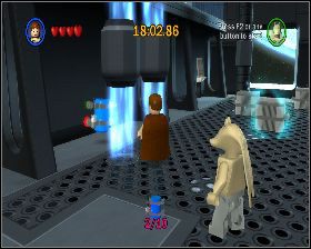 Wróć na korytarz i udaj się do drugich drzwi z lewej, otwieranych przez C3PO - Chapter 1 - Negotiations - Challenges - Episode 1 - LEGO Star Wars: The Complete Saga - poradnik do gry