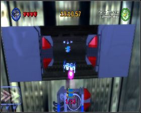 Za bramą TIE z lewej strony w pierwszej lokacji - Chapter 1 - Bounty Hunter Pursuit - Challenges - Episode 2 - LEGO Star Wars: The Complete Saga - poradnik do gry