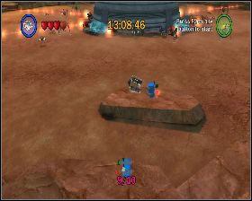 Daleko od bazy nieprzyjaciela, na jednej ze skał - Chapter 5 - Gunship Cavalry - Challenges - Episode 2 - LEGO Star Wars: The Complete Saga - poradnik do gry