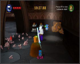 W tunelu, tuż przed wejście do sali z lewej - Chapter 6 - Count Dooku - Challenges - Episode 2 - LEGO Star Wars: The Complete Saga - poradnik do gry