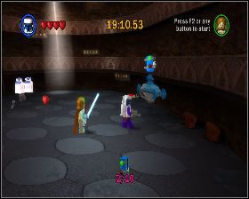 W sali na pojeździe z prawej - Chapter 6 - Count Dooku - Challenges - Episode 2 - LEGO Star Wars: The Complete Saga - poradnik do gry