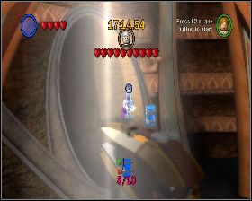 Na szczycie statku znajdującego się na lewo od powalonego filara - Chapter 6 - Count Dooku - Challenges - Episode 2 - LEGO Star Wars: The Complete Saga - poradnik do gry