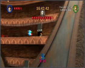 Na górnej balustradzie z prawej - Chapter 6 - Count Dooku - Challenges - Episode 2 - LEGO Star Wars: The Complete Saga - poradnik do gry