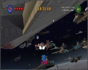 Niedługo po przelocie pod jednym z krążowników - Chapter 1 - Battle Over Coursant - Challenges - Episode 3 - LEGO Star Wars: The Complete Saga - poradnik do gry