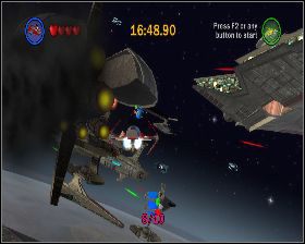 Po wyleceniu spod jednego z krążowników - Chapter 1 - Battle Over Coursant - Challenges - Episode 3 - LEGO Star Wars: The Complete Saga - poradnik do gry