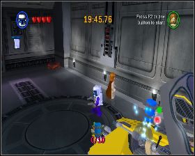 W pierwszej lokacji, koło statku kosmicznego z prawej - Chapter 2 - Chancellor in Peril - Challenges - Episode 3 - LEGO Star Wars: The Complete Saga - poradnik do gry