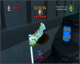 W sali, gdzie walczysz z Dooku, udaj się do dolnego, lewego narożnika - Chapter 2 - Chancellor in Peril - Challenges - Episode 3 - LEGO Star Wars: The Complete Saga - poradnik do gry