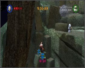 W miejscu, gdzie co chwilę toczy się wielka, kamienna kula - Chapter 4 - Defense of Kashyyyk - Challenges - Episode 3 - LEGO Star Wars: The Complete Saga - poradnik do gry