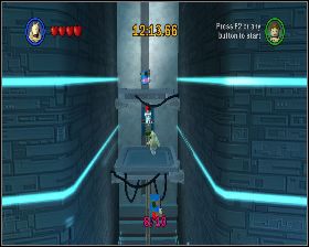 Przejdź na lewo od ósmego kanistra i przeleć nad barierą - Chapter 5 - Ruin of the Jedi - Challenges - Episode 3 - LEGO Star Wars: The Complete Saga - poradnik do gry