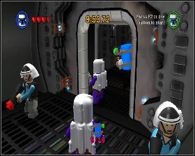 W ostatni korytarzu, w jednym z pomieszczeń z prawej - Chapter 1 - Secret Plans - Challenges - Episode 4 - LEGO Star Wars: The Complete Saga - poradnik do gry