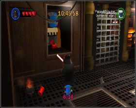 W sali z ośmioma przyciskami na ziemi, zniszcz blokadę znajdującą się na ścianie z lewej - Chapter 2 - Through the Jundland Wastes - Challenges - Episode 4 - LEGO Star Wars: The Complete Saga - poradnik do gry