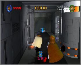 Przejdź do lewego korytarza i dojdź na jego koniec - Chapter 4 - Rescue The Princess - Challenges - Episode 4 - LEGO Star Wars: The Complete Saga - poradnik do gry