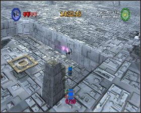 Lecąc prawą odnogą, trzymaj się lewej ściany - Chapter 6 - Rebel Attack - Challenges - Episode 4 - LEGO Star Wars: The Complete Saga - poradnik do gry