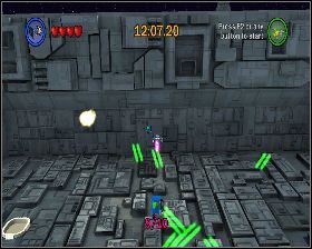 Ostatni znajdziesz w ostatniej lokacji, przy ścianie naprzeciw wylotu z wąskiego tunelu - Chapter 6 - Rebel Attack - Challenges - Episode 4 - LEGO Star Wars: The Complete Saga - poradnik do gry