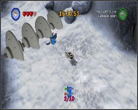 Na głównym szlaku tuż przy generatorach z lewej - Chapter 1 - Hoth Battle - Challenges - Episode 5 - LEGO Star Wars: The Complete Saga - poradnik do gry