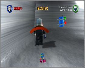 W korytarzu przed hangarem jest odnoga prowadząca w lewo - Chapter 2 - Escape from Echo Base - Challenges - Episode 5 - LEGO Star Wars: The Complete Saga - poradnik do gry