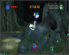 Na kamieniu, na lewo od chatki Yody - Chapter 4 - Dagobah - Challenges - Episode 5 - LEGO Star Wars: The Complete Saga - poradnik do gry