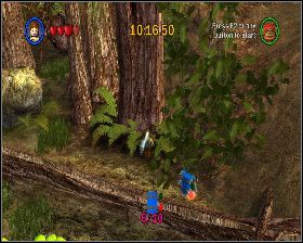 W trzeciej lokacji obejdź powalone drzewo z prawej - Chapter 4 - The Battle of Endor - Challenges - Episode 6 - LEGO Star Wars: The Complete Saga - poradnik do gry