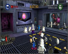 W głównej sali bunkra, w lewym górny narożniku - Chapter 4 - The Battle of Endor - Challenges - Episode 6 - LEGO Star Wars: The Complete Saga - poradnik do gry