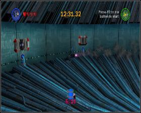 Przy jednym z działek elektrycznych w pomieszczeniu z generatorem - Chapter 6 - Into the Death Star - Challenges - Episode 6 - LEGO Star Wars: The Complete Saga - poradnik do gry