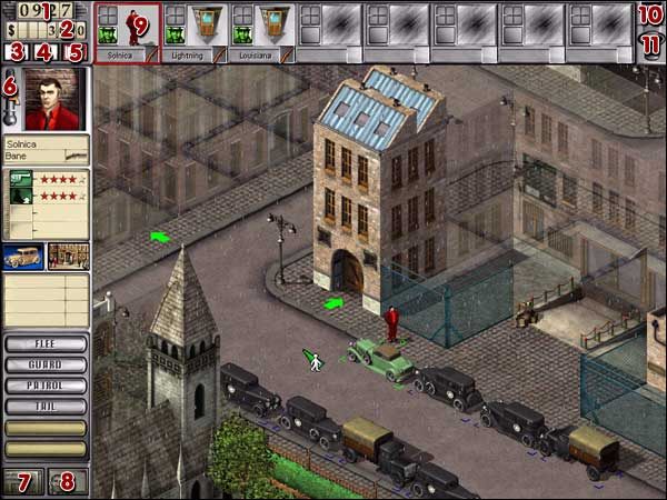 (1) - Zegar pracuje w trybie 24 godzinnym - Główne okno w Gangsters 2 Vendetta - Gangsters 2: Vendetta - poradnik do gry