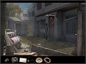 Zauważ, że przy tylnych drzwiach stoi wiadro - zakoś mu rączkę - Rozdział pierwszy (2) | Opis przejścia Black Mirror II - Black Mirror II - poradnik do gry