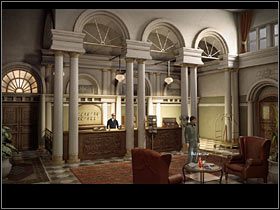 Wyjdź na zewnątrz i włóż gazetę do stosu liści po lewej - Rozdział trzeci (1) | Opis przejścia Black Mirror II - Black Mirror II - poradnik do gry