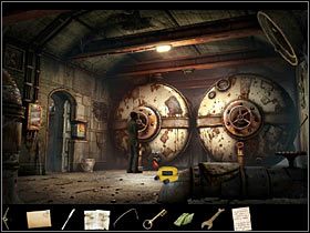 Maszeruj tam i weź kolejny wąż gaśniczy (ze ściany obok zbiornika) - Rozdział trzeci (4) | Opis przejścia Black Mirror II - Black Mirror II - poradnik do gry