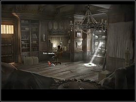 Proces uwalniania się zacznij od podjechania do plastikowej butelki (przy oknie, po lewej) i zabrania jej - nogami - Rozdział czwarty (1) | Opis przejścia Black Mirror II - Black Mirror II - poradnik do gry