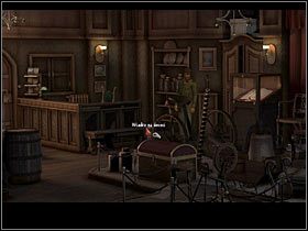 Cofnij się do głównej sali i zabierz deskę z maszyny do szycia, stojącej na wprost wejścia do Muzeum Zła - Rozdział czwarty (3) | Opis przejścia Black Mirror II - Black Mirror II - poradnik do gry