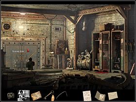 W efekcie kolejnych zdarzeń Darren znajdzie się w kopalni, gdzie szybko (od tego momentu aż do pojawienia się w kanałach możesz zginąć) ukryj się za windą (po lewej), by podsłuchać plany członków Zakonu - Rozdział czwarty (3) | Opis przejścia Black Mirror II - Black Mirror II - poradnik do gry