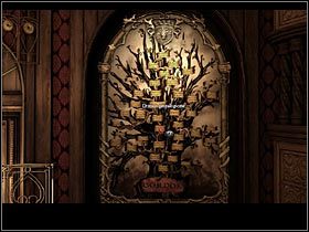 Maszeruj do holu, a stamtąd do biblioteki (drzwi po lewej, na wprost wejścia do kuchni) - Rozdział piąty (2) | Opis przejścia Black Mirror II - Black Mirror II - poradnik do gry