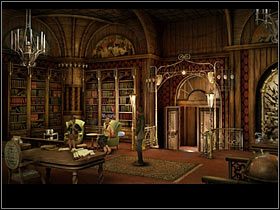 Przyjrzyj się kolejno trzem kamiennym nimfom stojącym na cokołach przy bramie i furtce - Rozdział piąty (2) | Opis przejścia Black Mirror II - Black Mirror II - poradnik do gry