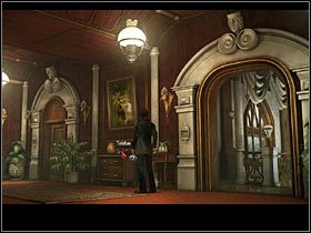 Ponieważ wciąż masz za mało danych, pogadaj też z siedzącym w holu na kanapie Batesem - Rozdział piąty (3) | Opis przejścia Black Mirror II - Black Mirror II - poradnik do gry