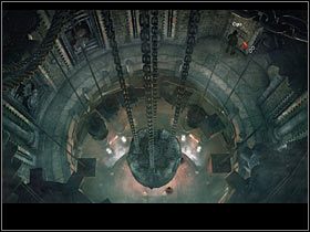 Trafisz do pomieszczenia, w którym znajduje się mechanizm zawiadujący spadającymi z góry pułapkami - Rozdział szósty (2) | Opis przejścia Black Mirror II - Black Mirror II - poradnik do gry