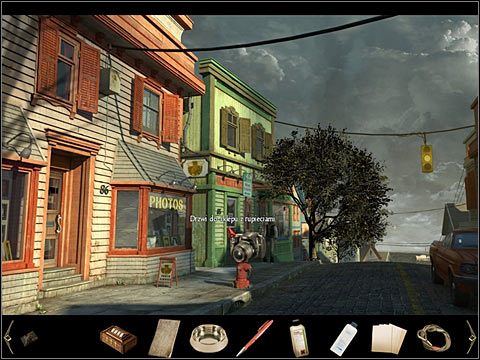 Drzwi sklepu z rupieciami - sąsiaduje z zakładem Fullera - Dodatki (1) | Opis przejścia Black Mirror II - Black Mirror II - poradnik do gry