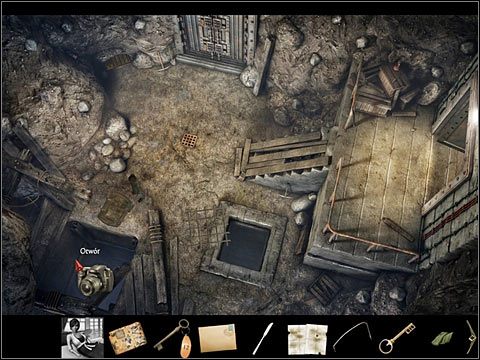 Szyb - znajduje się w starej kopalni, w miejscu, w którym Darren zjawia się po wypłynięciu z bunkrów w trzecim rozdziale - Dodatki (2) | Opis przejścia Black Mirror II - Black Mirror II - poradnik do gry