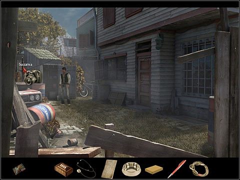 Suszarka - stoi na tyłach zakładu Fullera (po lewej) - Dodatki (3) | Opis przejścia Black Mirror II - Black Mirror II - poradnik do gry