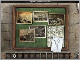 Wdrap się do pracowni i podejdź do tablicy na lewo od biurka (zbliżenie) - Muzeum (1) | Bretania | Chronicles of Mystery Drzewo Życia - Chronicles of Mystery: Drzewo Życia - poradnik do gry