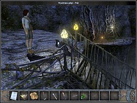 Spróbuj skierować się na most - przeszkodzą Ci w tym dwa wielkie ptaszyska - Lądowisko | Wyspa Bimini | Chronicles of Mystery Drzewo Życia - Chronicles of Mystery: Drzewo Życia - poradnik do gry