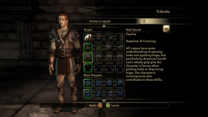 Odblokowanie dostępu do opisanych poniżej specjalizacji opisaliśmy na osobnej stronie Specjalizacje łotrzyka - Dragon Age Początek: Zaklęcia i talenty - Dragon Age: Początek - poradnik do gry