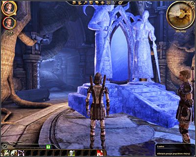 Po pokonaniu mini-bossa będziesz mógł przejść do ostatniego już pomieszczenia - Dragon Age Początek: Dalijski elf - Obóz Dalijczyków (Prolog) - Zapomniane tajemnice Starożytnych - Dragon Age: Początek - poradnik do gry