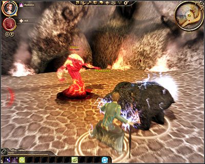 W tym przypadku niedługo po rozpoczęciu rozmowy z demonem rozpocznie się walka - Dragon Age Początek: Katorga - Dragon Age: Początek - poradnik do gry